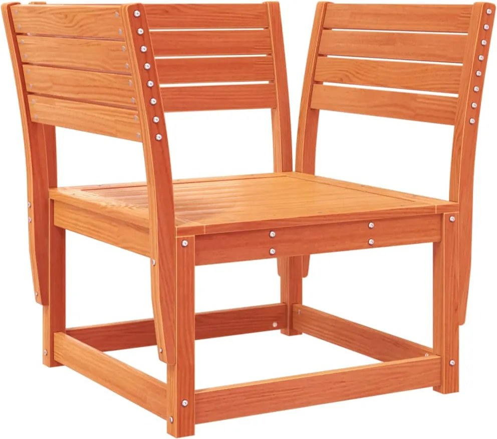 vidaXL viaszbarna tömör fenyőfa kerti szék