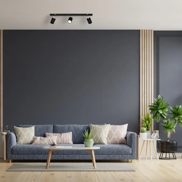 LED Spotlámpa TUNE 3xGU10/4,8W/230V fekete