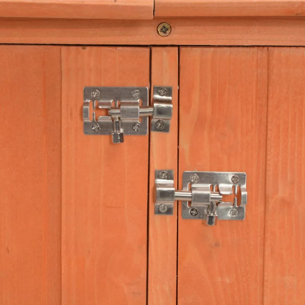 fa kerti fészer 128x42x91 cm