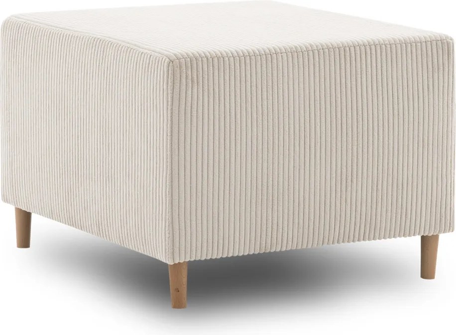 Fireze puff, kordbársony, bézs