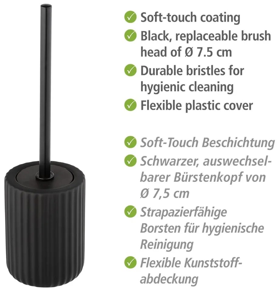 Belluno fekete wc-kefe - Wenko