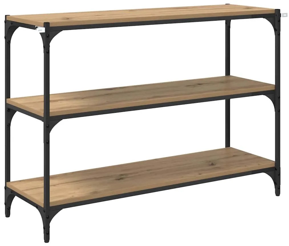 Könyvespolc kézműves tölgy 100 x 33 x 71 cm Faanyag