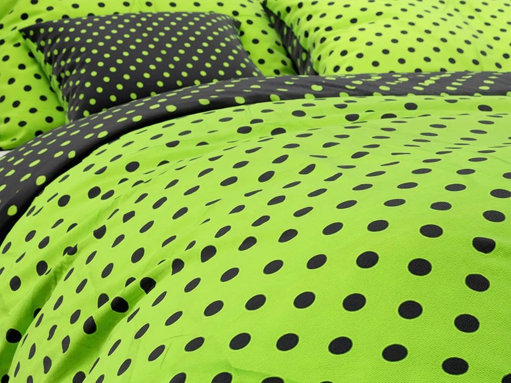 Pamut ágynemű COLAM GREEN zöld Ágyneműhuzat mérete: 70 x 90 cm | 140 x 200 cm