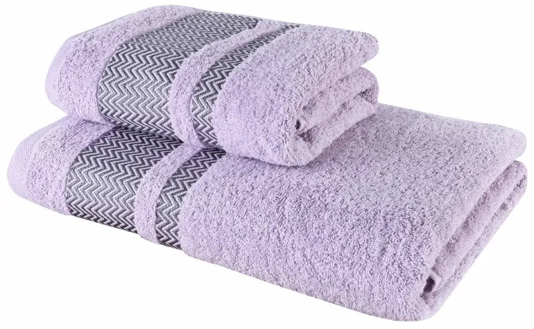 EMI Ates lila pamut törölköző szett 2db