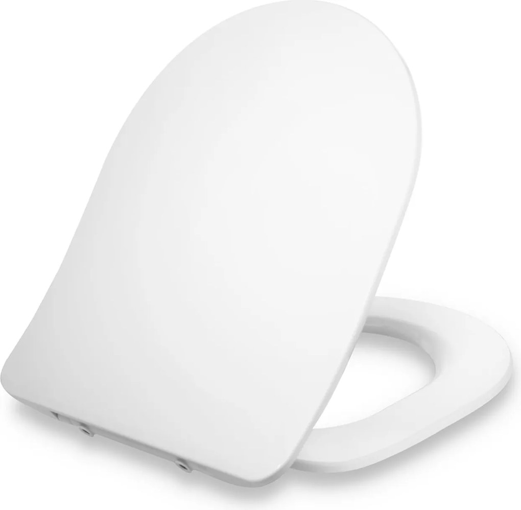 Blumfeldt Aliano, WC-ülőke, D-alak, automatikus lecsukódás, antibakteriális, fehér
