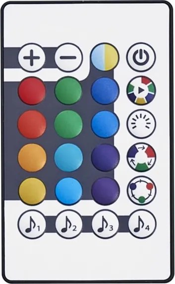 Ledvance - LED RGB Dimmelhető szalag FLEX AUDIO 3m LED/12,5W/230V + + távirányító