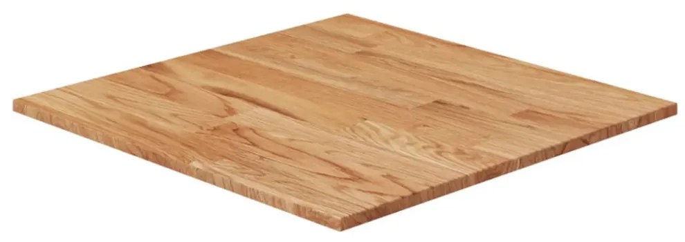 világosbarna kezelt tömör tölgyfa négyzet asztallap 60x60x1,5cm