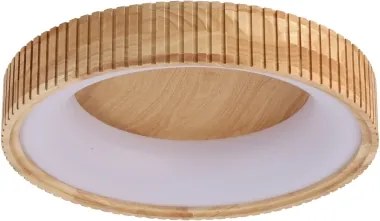 Brilagi - FALCON WOOD MODERN LED mennyezeti lámpatest, 30 W, 230 V, Ø 45 cm, fa