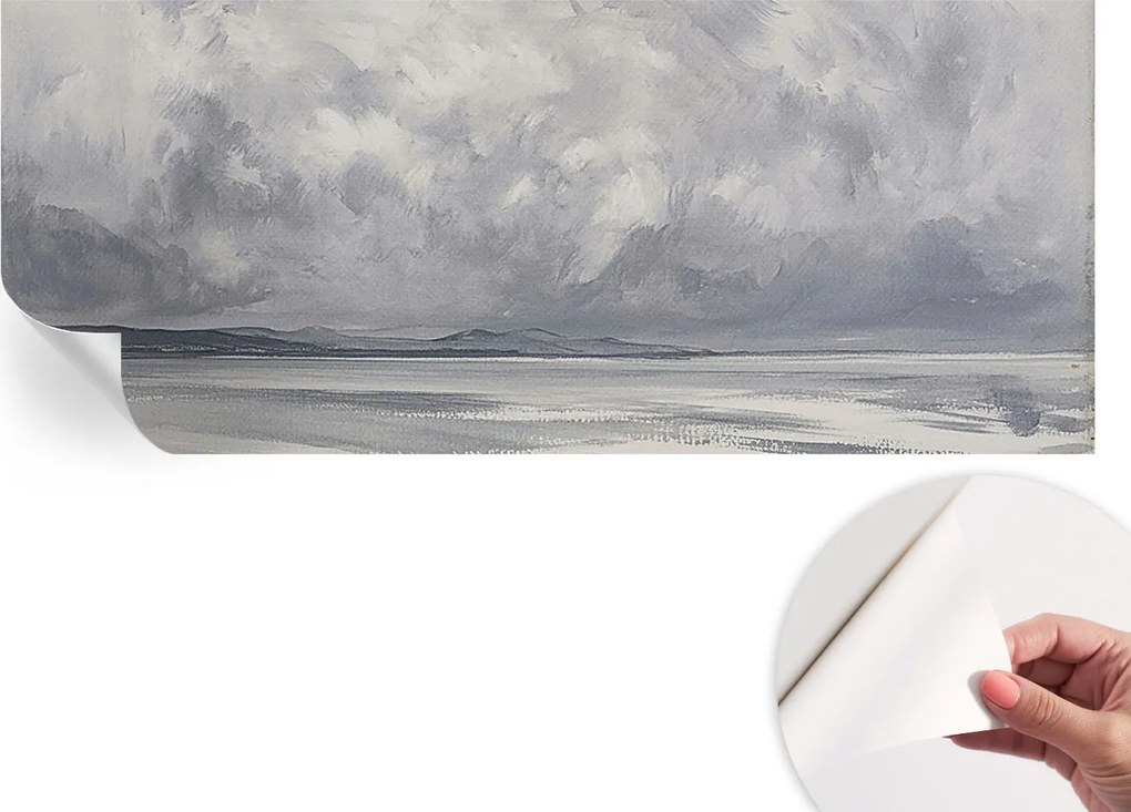 Öntapadós tapéta Fali furnér 3D Vihar a láthatáron 250x104 cm