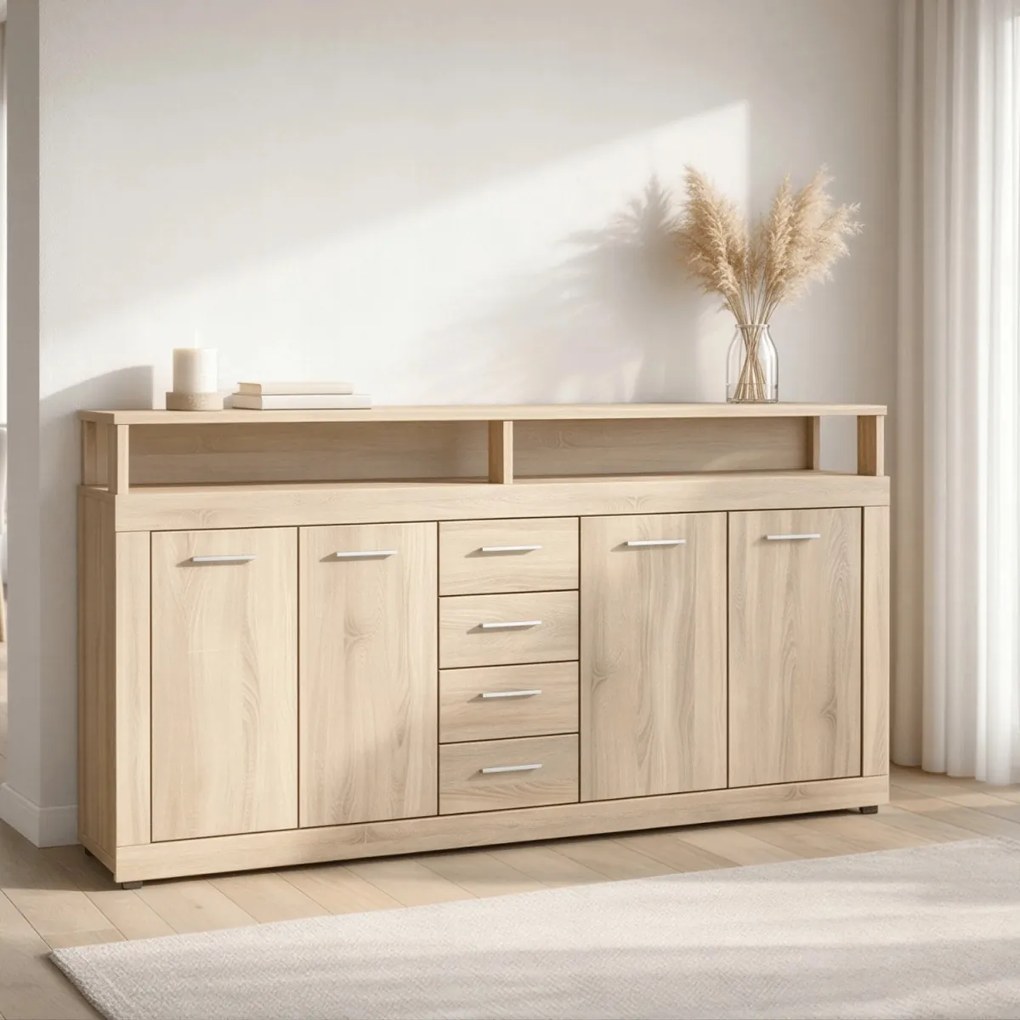 BLAGO komód 190 cm sonoma tölgy