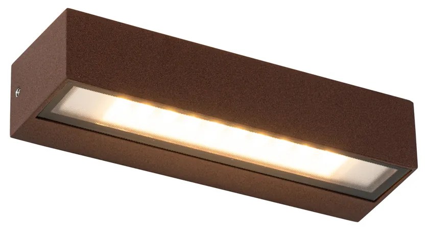 Ipari fali lámpa rozsdabarna LED-del IP65 - Steph