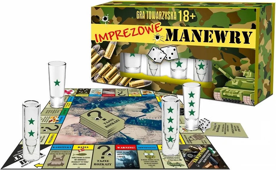 Alkoholos játék Party manőverek Karácsonyi Ajándék