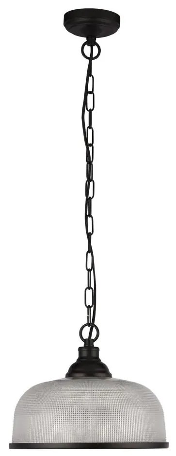 Searchlight 1682BK - Csillár láncon BISTRO 1xE27/60W/230V fekete