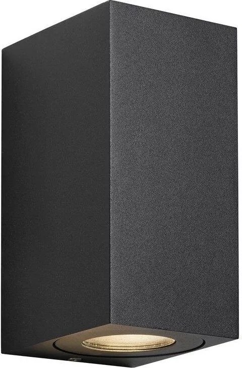 NORDLUX 49731003 CANTO Modern Kültéri Fali Lámpa Fekete GU10 IP44
