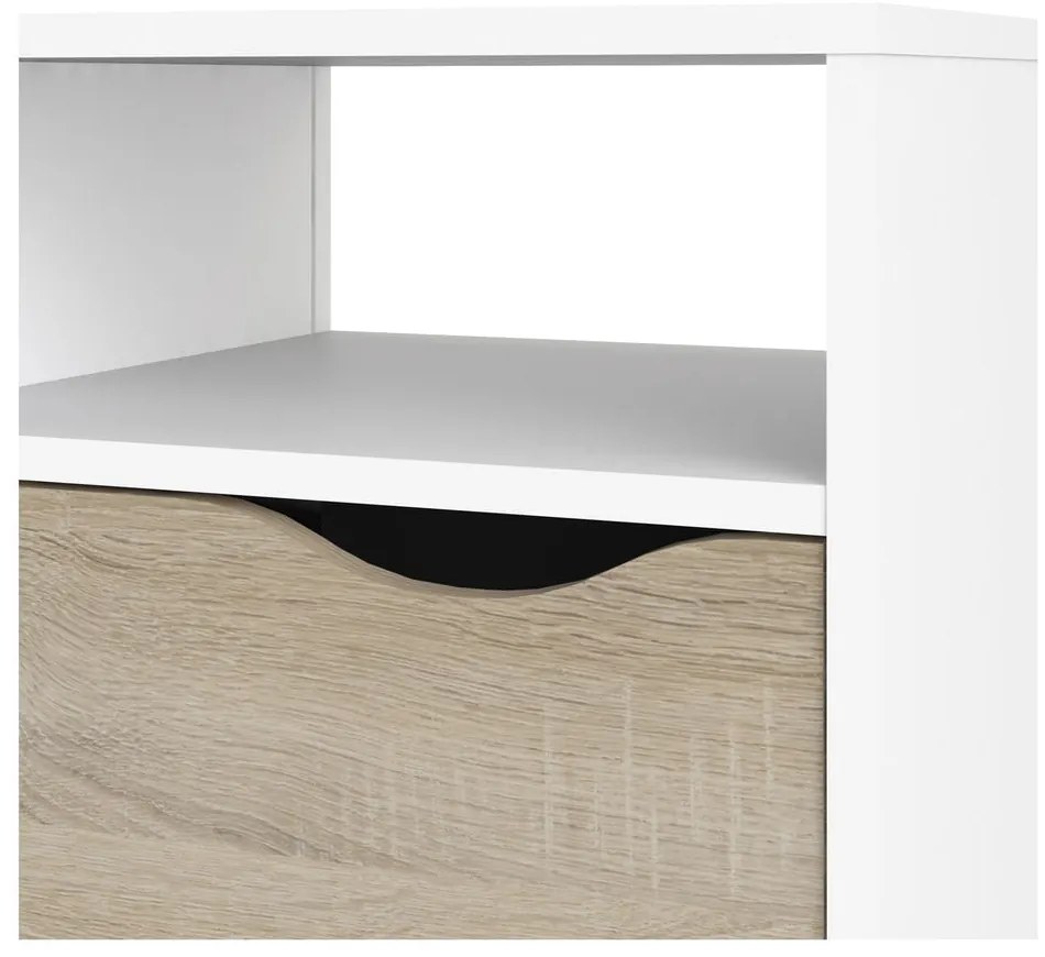 Oslo fehér TV-állvány, 117 x 57 cm - Tvilum
