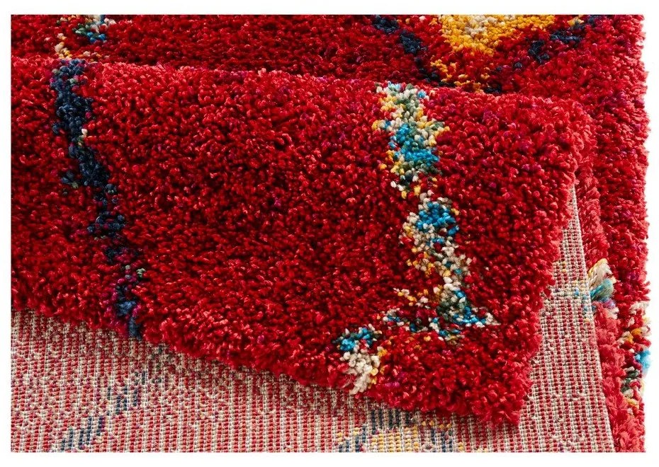 Geometric piros szőnyeg, 120 x 170 cm - Mint Rugs