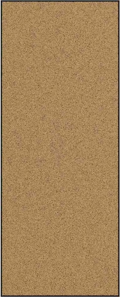 vidaXL Ajtószőnyeg Egyéb Krém és fekete 120 x 300 cm Poliamid és PVC