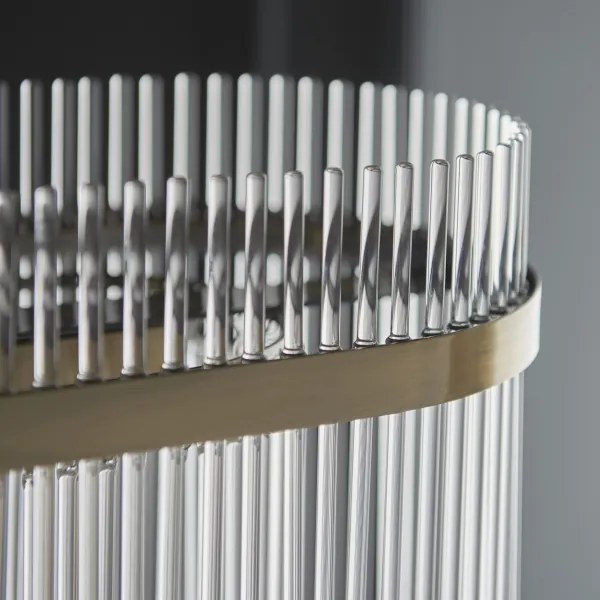 Endon 112573 - Csillár láncon MARIETTA 4xE14/6W/230V réz/átlátszó