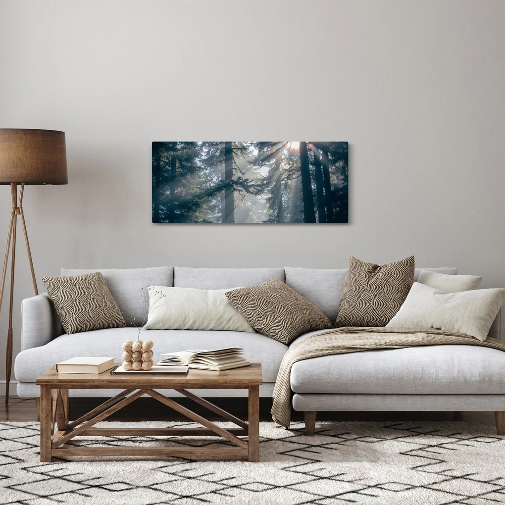 Fák képe a ragyogó nappal (120x50 cm)