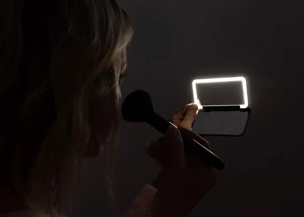 Concept KZ2020 - PERFECT SKIN LED kozmetikai tükör, 1,5W/5V, 300 mAh, fekete