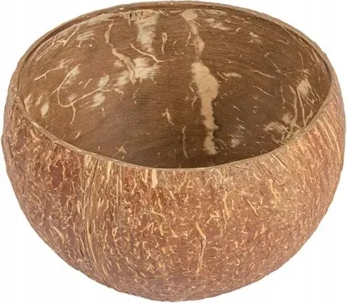 Kókuszhéj tál többször felhasználható natúr bio 350ml 9,5x8cm 5 db