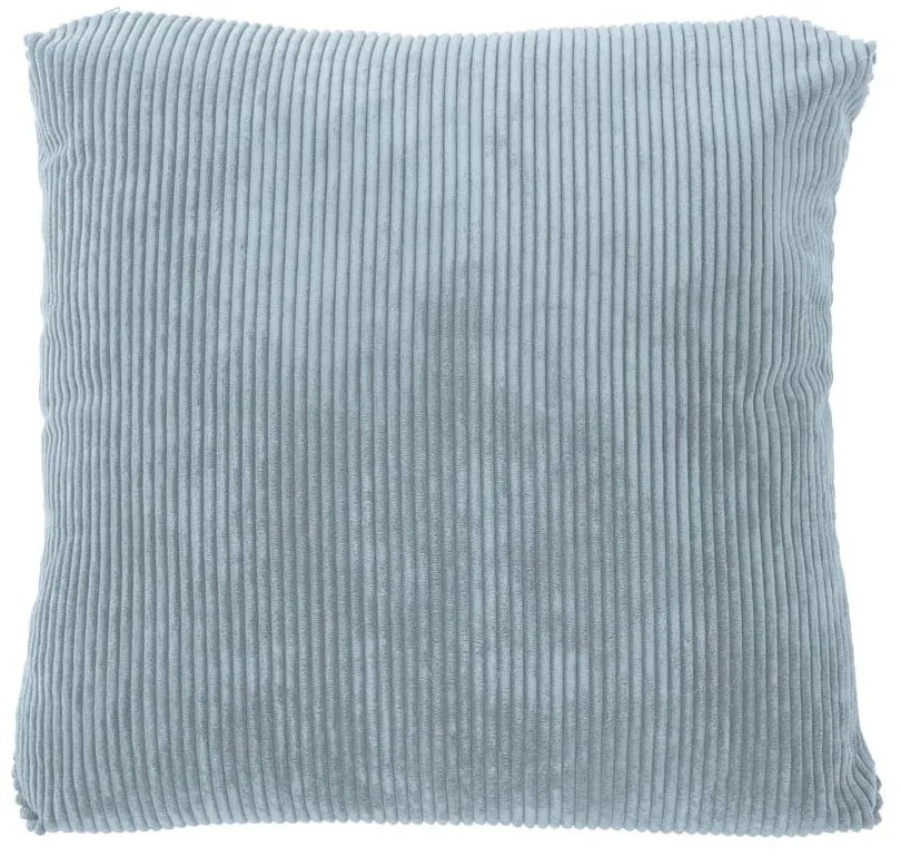 Ribbed kék pamut díszpárna, 60 x 60 cm - Tiseco Home Studio
