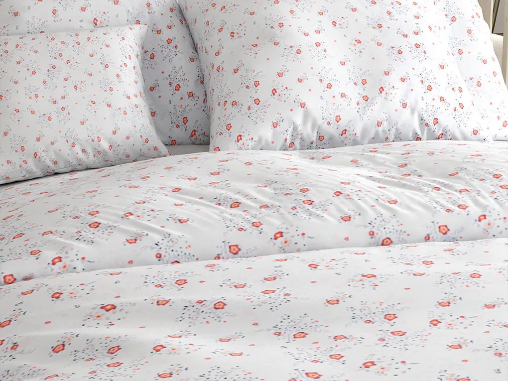 FLORINE krém színű mikroszálas ágyneműhuzat Ágyneműhuzat mérete: 70 x 80 cm | 140 x 200 cm