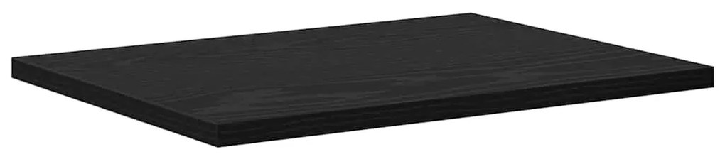 Polcos könyvespolc 4 pcs Fekete 40 x 30 x 1.5 cm Faanyag