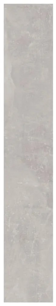 betonszürke 3 szintes cipőszekrény tükörrel 63 x 17 x 102,5 cm