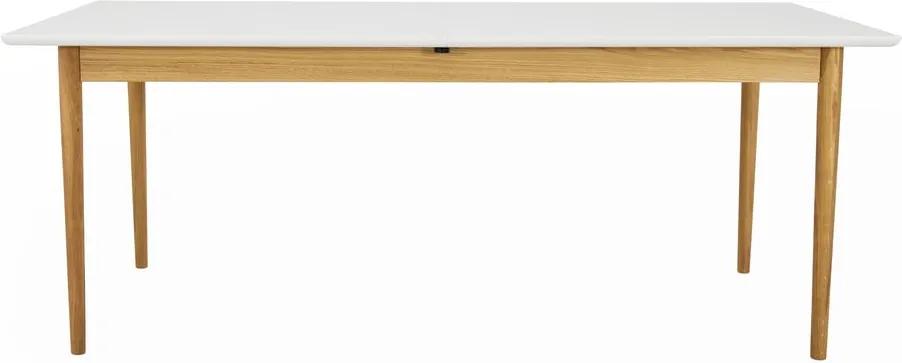Svea fehér bővíthető étkezőasztal, 195 x 90 cm - Tenzo