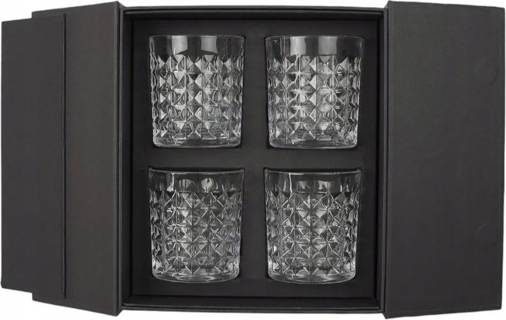 Cmp KA4600 Luxus whiskyspoharak, 4 darabos készlet