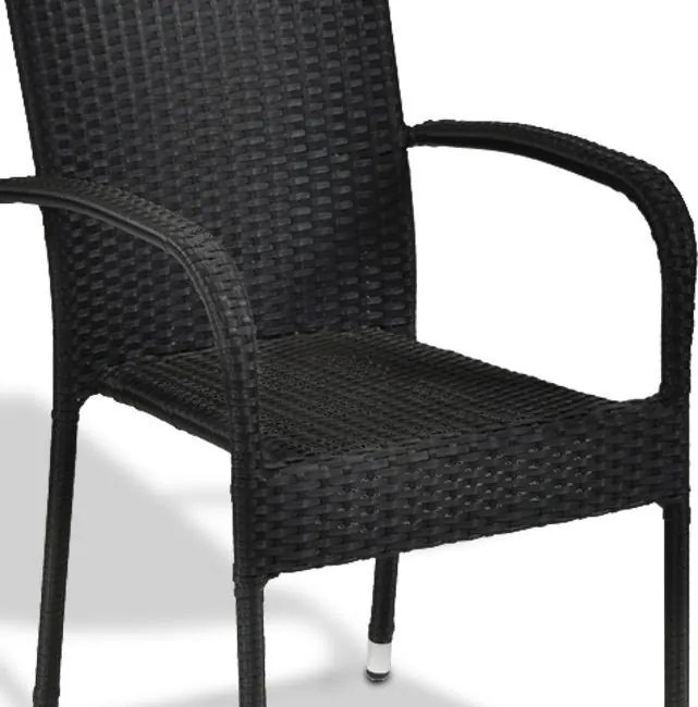 PARIS Kerti rattan szék szett - 6 db