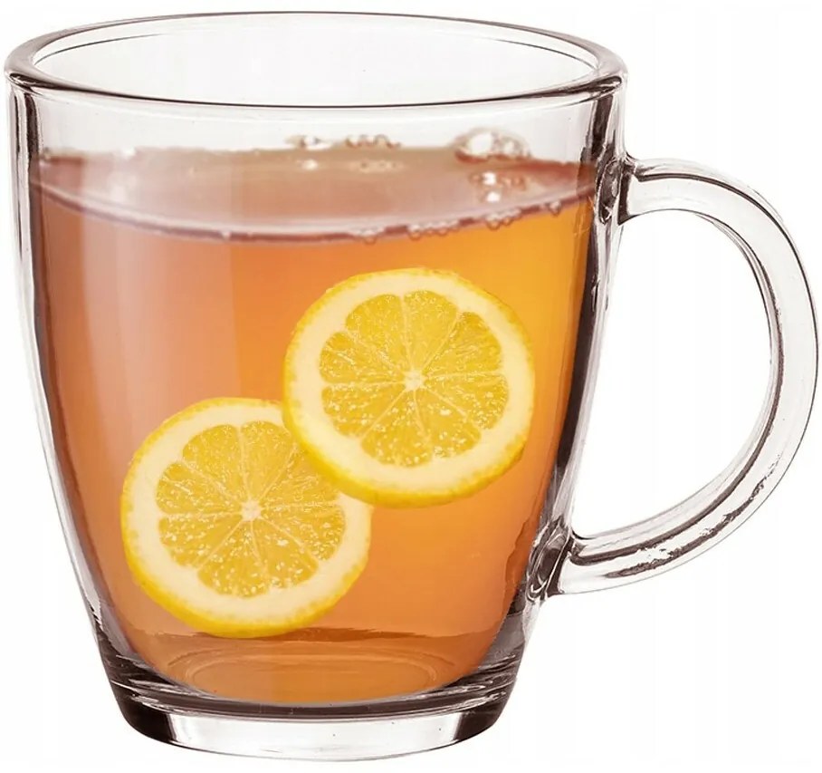 Florina Herbal üveg bögre készlet, 365 ml, 6 db