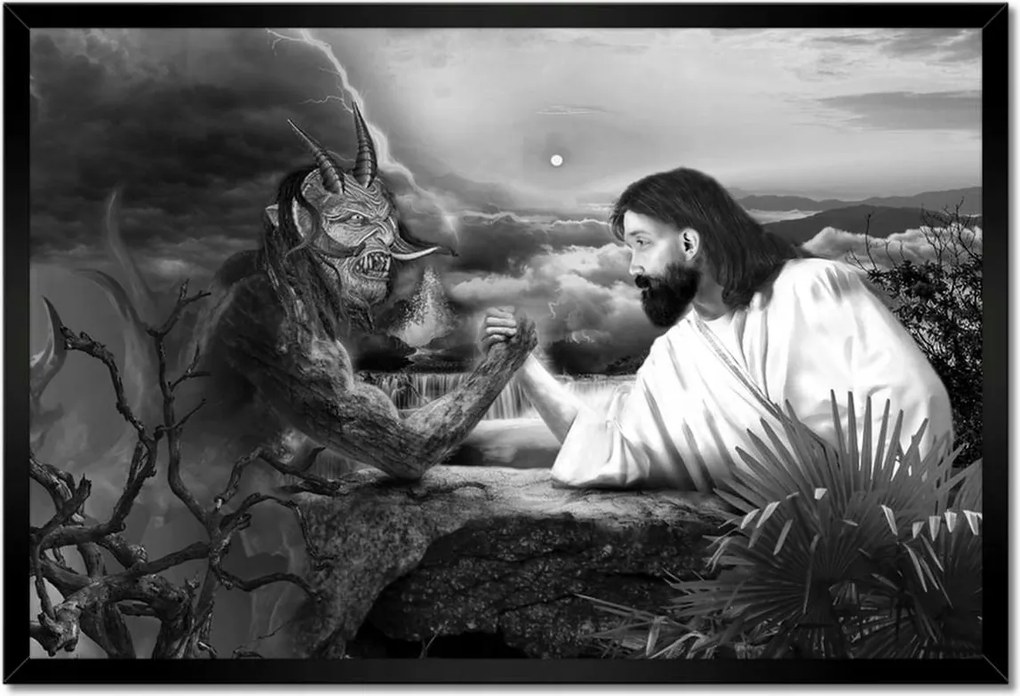 Poszterek keretben 60x40 A jó és a rossz harca