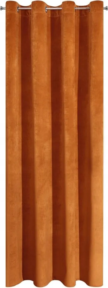 Készfüggöny 140X250 bársonyból 10 db-os, vörös