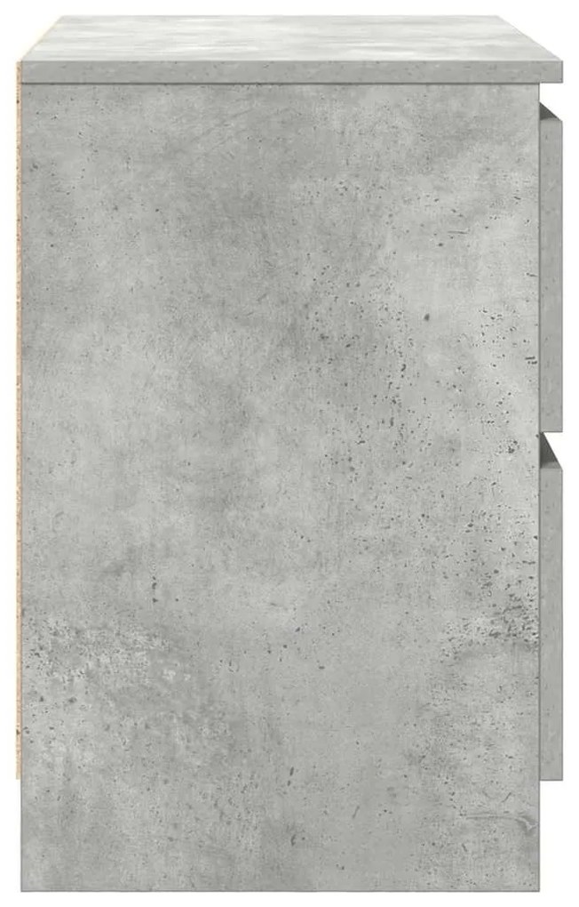 betonszürke szerelt fa TV-szekrény 60x35x54 cm