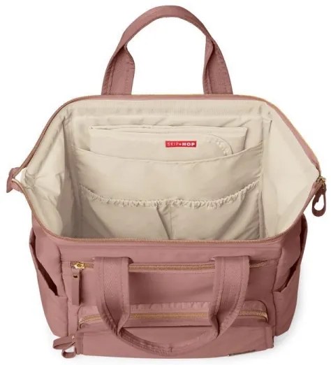 Skip Hop MAINFRAME pelenkázó hátizsák babakocsihoz, Dusty rose