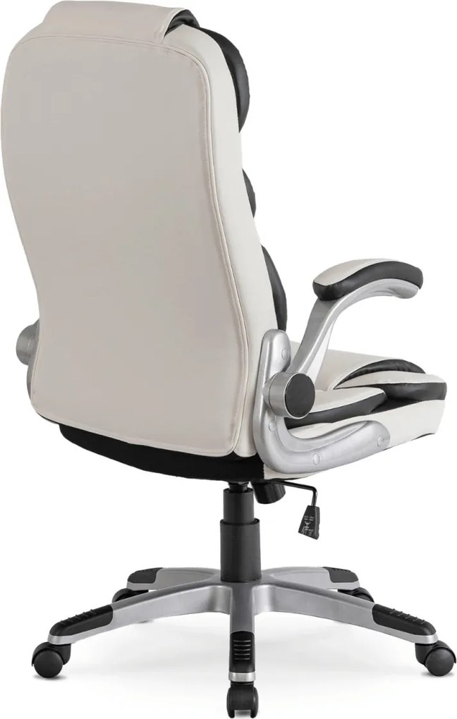 Forgószék fehér színben, műbőr kárpittal. LIVERPOOL