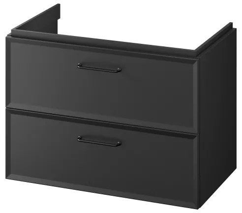 Cersanit S1017-003 - MILLE függesztett mosdószekrény 80x45 cm, fekete