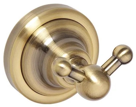 Dupla kampó 6,5x6,5 cm bronz