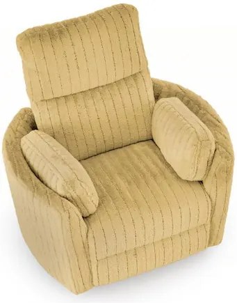 Pegas dönthető és forgatható fotel mustársárga