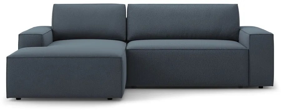 Kék kinyitható sarokkanapé (bal oldali) Jodie – Micadoni Home