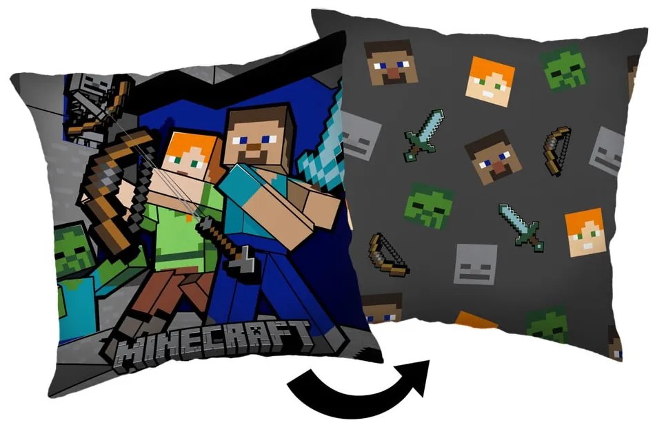 Gyerek párna Minecraft Survival Mode – Jerry Fabrics