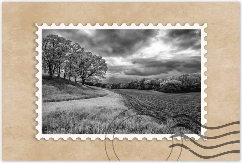 Poszterek 120x80 Fekete-fehér doboz