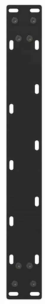 2 db fekete acél dohányzóasztal láb 50 x (42-43) cm