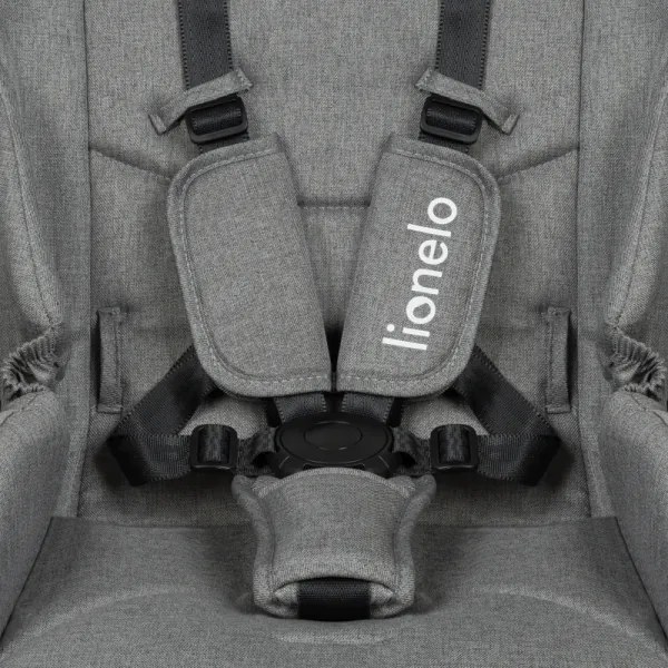 Lionelo - Kombinált babakocsi 3 az 1-ben MERIL Grey Stone