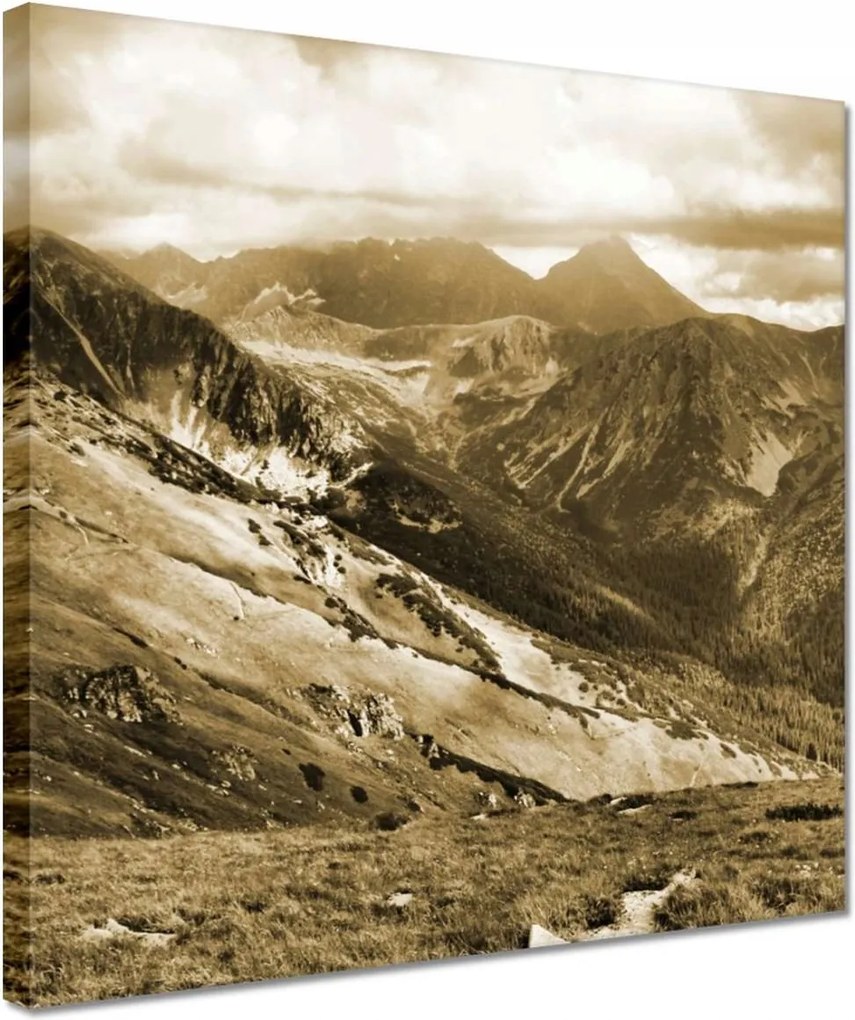 Vászonkép 30x30 Tátra Lengyel hegyek Kilátás