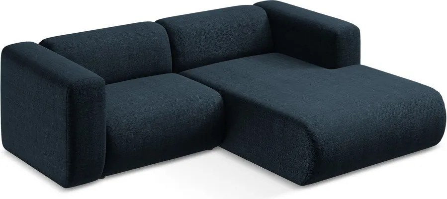 Kék sarokkanapé (jobb oldali-heverő résszel) Ekahi – Makamii