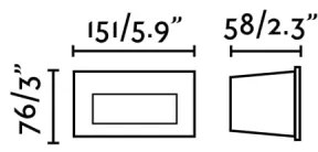 FARO 70289 - LED Beépíthető lámpa MANI LED/5W/230V IK07 IP65 szürke