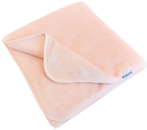 Barack színű dupla rétegű babatakaró – meleg fleece